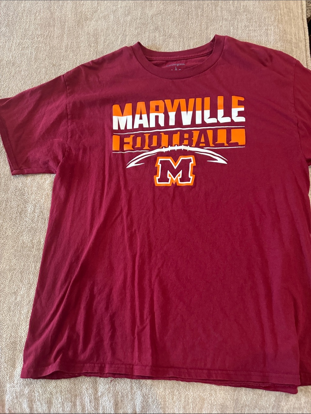 Champion Maroon Maryville Football Short-Sleeve Tee